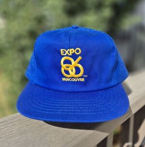 Vintage Expo 1986 Vancouver Trucker Hat